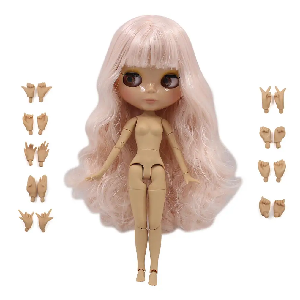 white skin Ледяная фабрика Blyth кукла шарнир тело DIY игрушки BJD 30 см 1/6 модные куклы девочка подарок Специальное предложение на продажу - Цвет: white skin
