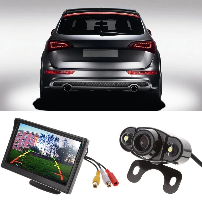 Новинка " беспроводной TFT-LCD+ автомобильный монитор заднего вида камера заднего вида Комплект ночного видения Прямая поставка