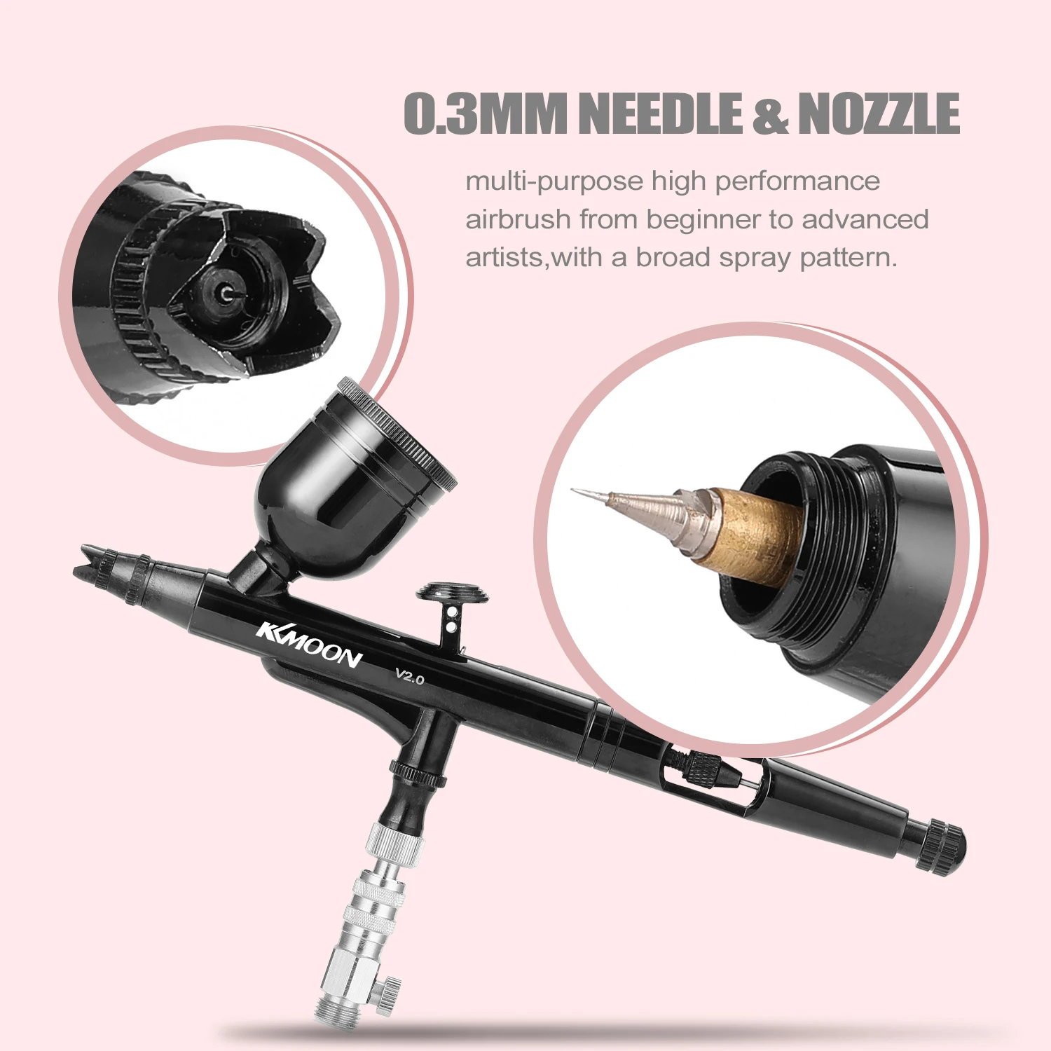 Пистолет распылитель многоцелевой Профессиональный гравитационный корм