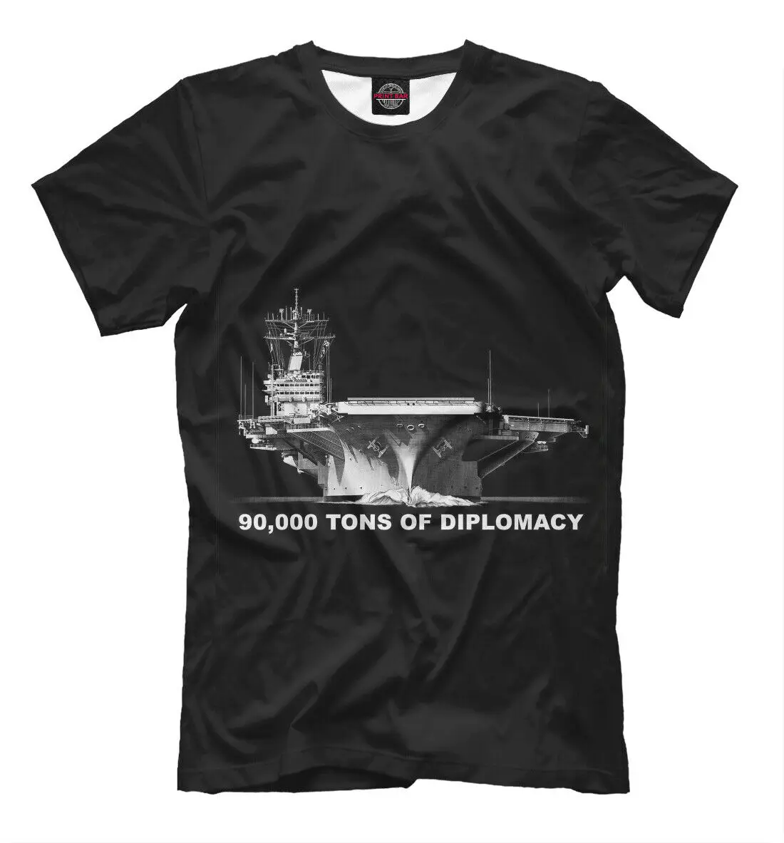 

90,000 Tons of Diplomacy New Funny Men T-shirt Russia Army Power Shirts Short Casual 100% COTTON O-Neck