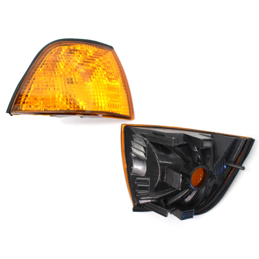 Левый + правый евро янтарные угловые огни для BMW E36 3 серии 318ti/328i/318i 4DR Седан 92