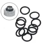 10 шт., Силиконовое уплотнительное кольцо для водяного охлаждения с резьбой G14, аксессуары для ПК