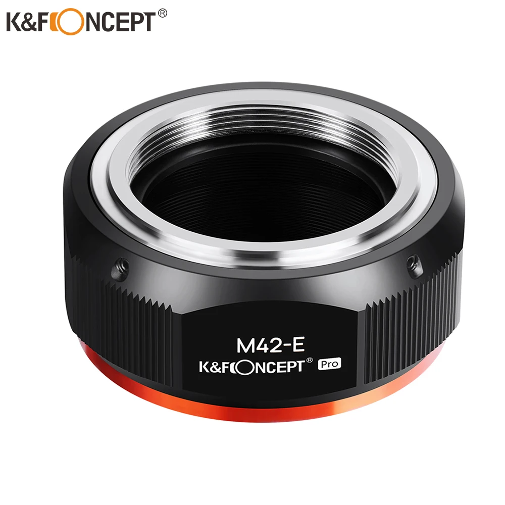 K&F Concept M42-NEX PRO M42 Lens to E FE Camera Mount Adapter NEX E Mount Camera New High Precision Lens Adapter