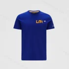 Летняя футболка свободного размера McLaren F1, принт Норрис No4, быстросохнущий, устойчивый к поту, универсальный и дышащий повседневный уличный Топ