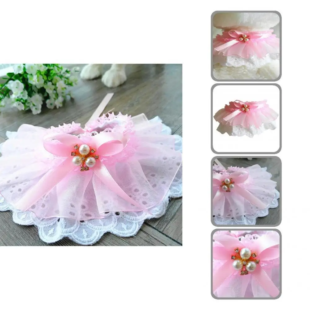 Галстук-бабочка с искусственным жемчугом для домашних животных | Дом и сад