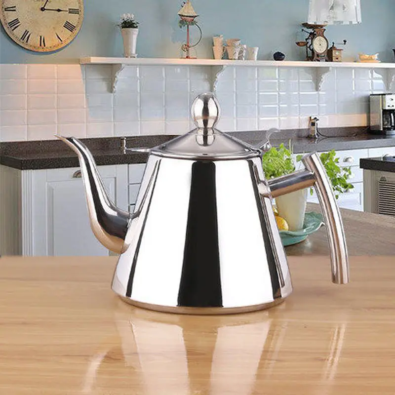 Чайник с плоским дном чайник из нержавеющей стали утолщение для индукционной