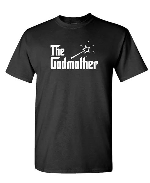 

The The Godmother Funny Parody Baptism Cute - Mens Cotton T-Shirt