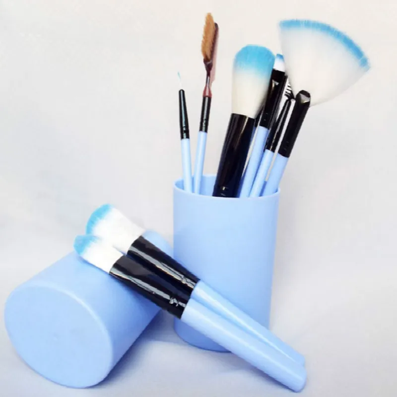 12 шт./компл. кисти для макияжа инструмент теней век основы бровей губ кисть