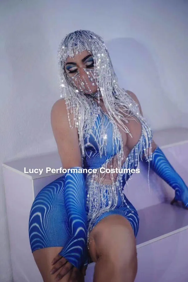 

Платье для певицы в европейском и американском стиле, тонкая короткая юбка в обтяжку для диджея и ночного клуба, сплошное платье для выступл...