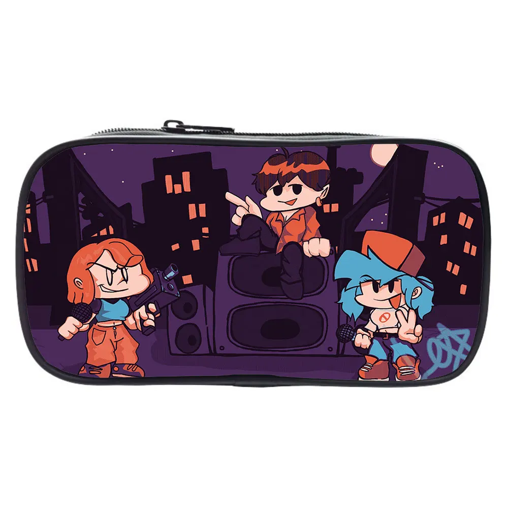 

Friday Night Funkin Pencil Case wallet Anime Pen Bag Box Boys Girls School Supplies Large Capacity Students Cartoon Pencil