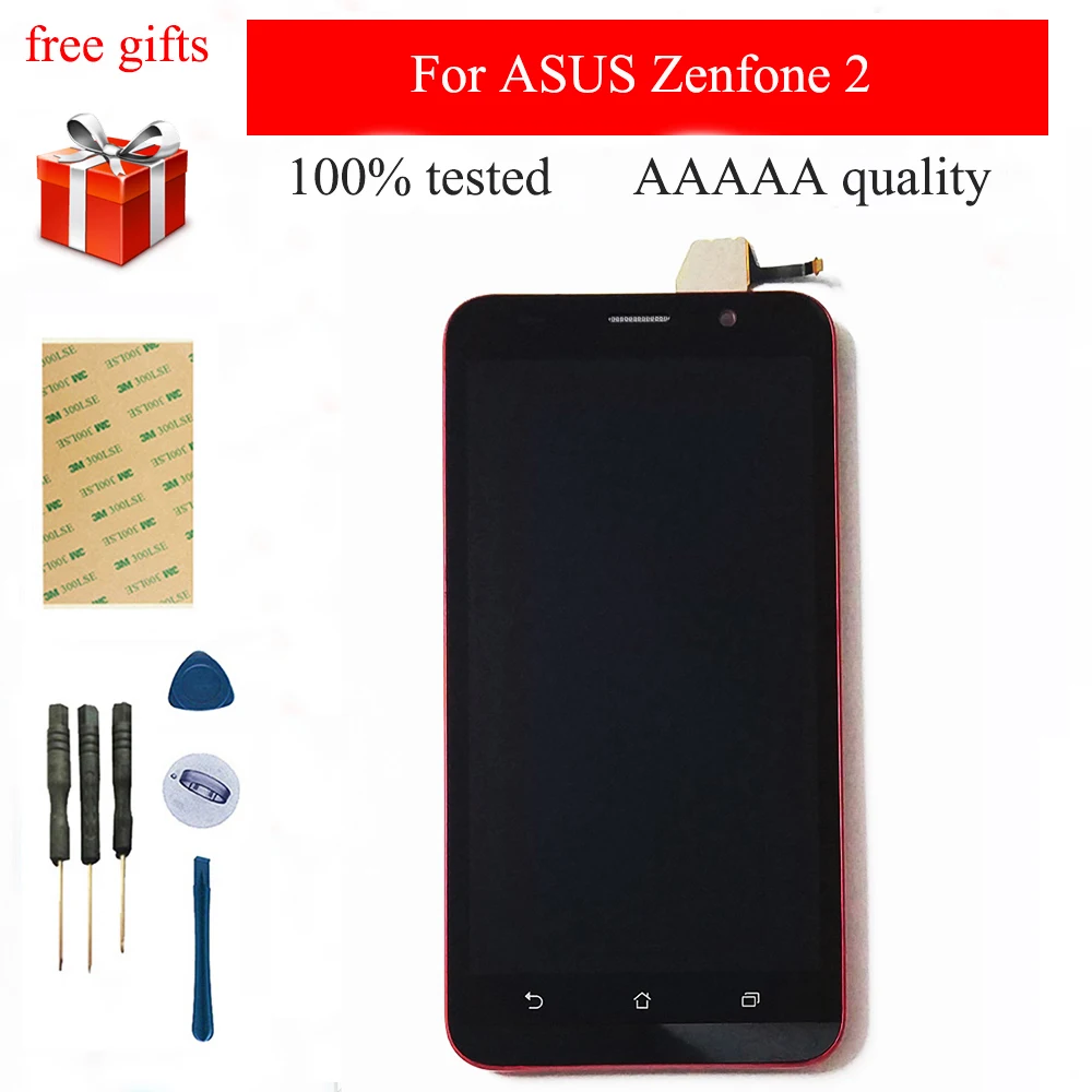 Для ASUS Zenfone 2 ZE551ML Z00AD Z00ADB Z00ADA сенсорный экран дигитайзер сенсорная стеклянная