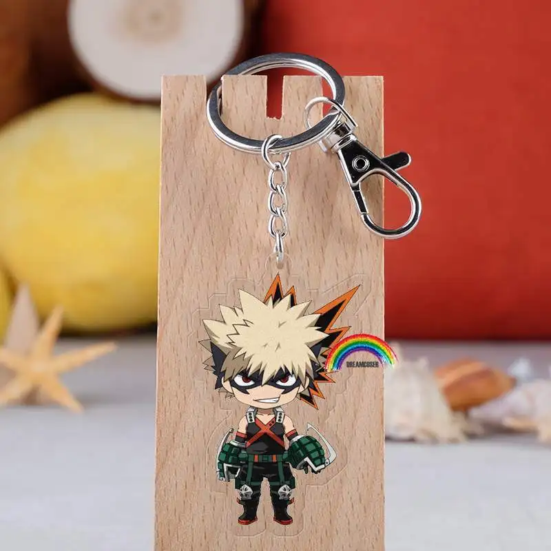 Аниме Мой герой Академия Косплей Prop Аксессуары All Might Midoriya Izuku Todoroki Shoto Bakugou Брелок