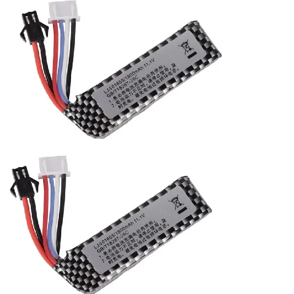 

11.1v 1800mah 25C 401855 Lipo Battery SM-2P Plug Electric water gun rc helicopter 3S High power lithium polymer with usb charger