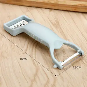 4 in 1 Kitchen Tool Double Headed Design Fruit Peeler Potato Cabbage Grater Cutter Slicer Char Peeling Planer |