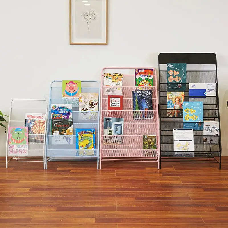 Детская книжная полка детская для картин домашняя железная Коммерческая стойка