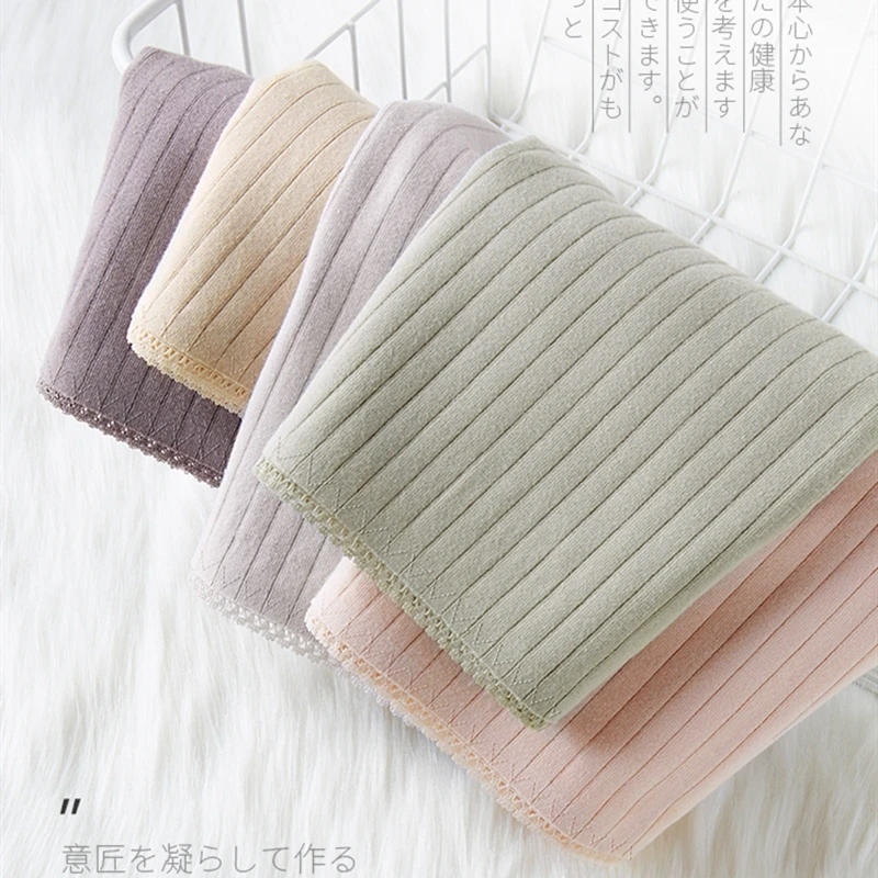 4 шт. нижнее белье женские хлопковые трусики сексуальные кружевные подштанники