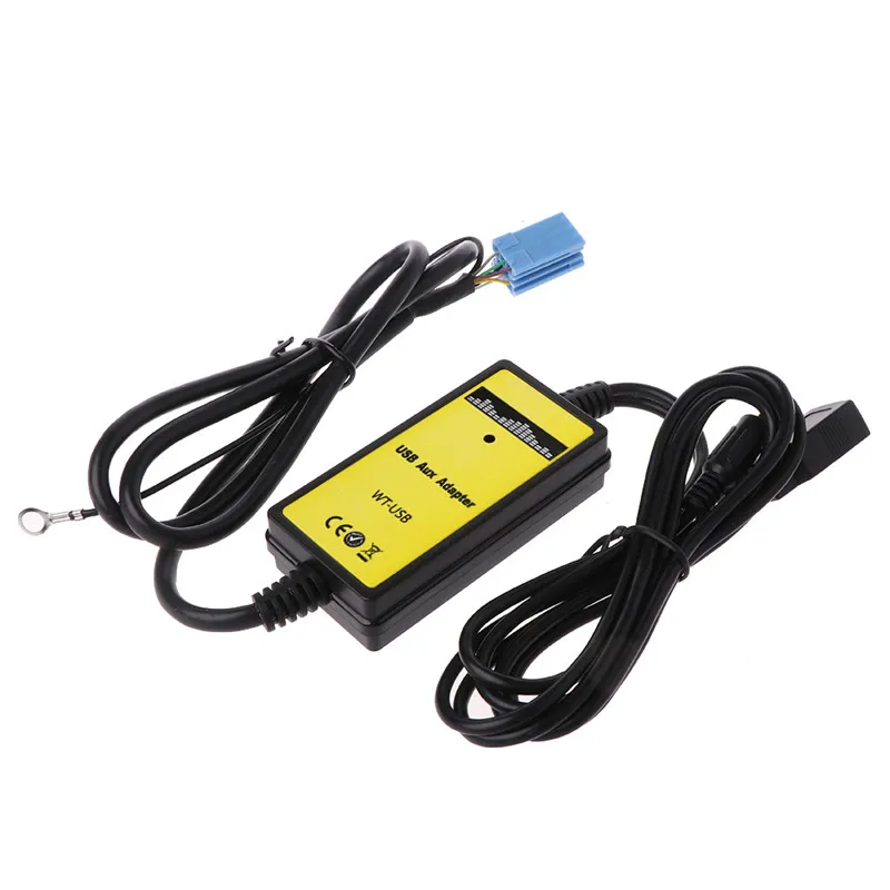 Автомобильный MP3 музыкальный плеер радио интерфейс сменный CD адаптер USB SD AUX IN для