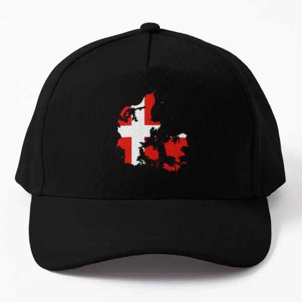 

Denmark Map With Danish Flag Baseball Cap Hat Outdoor Hip Hop Boys Czapka Printed Bonnet Casual Mens Spring Sun Casquette