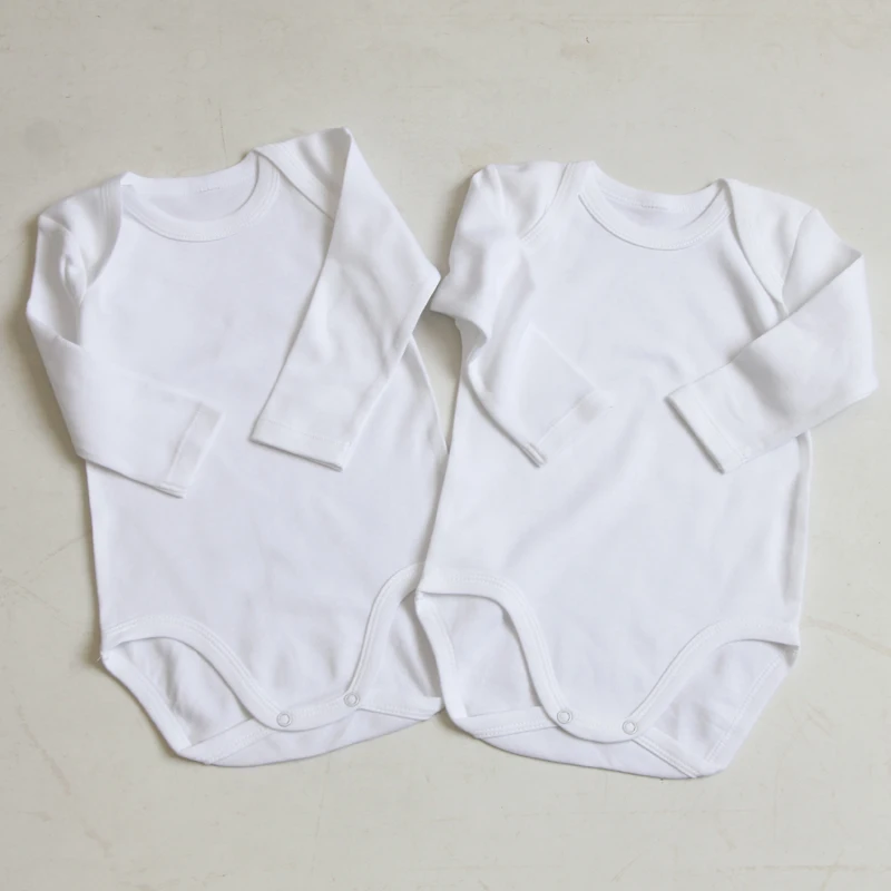 2/3/4 шт. детское хлопковое боди с длинным рукавом и круглым вырезом | Мать ребенок