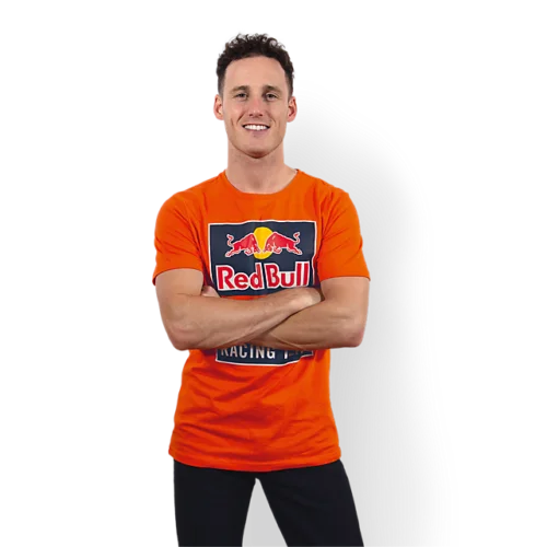 

OFFICIAL RED BULLS K.TM Emblem Orange T Shirt
