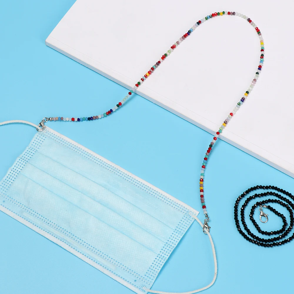 1 шт. новинка маска для лица ремешки очков держатель шнура удлинитель кристальная