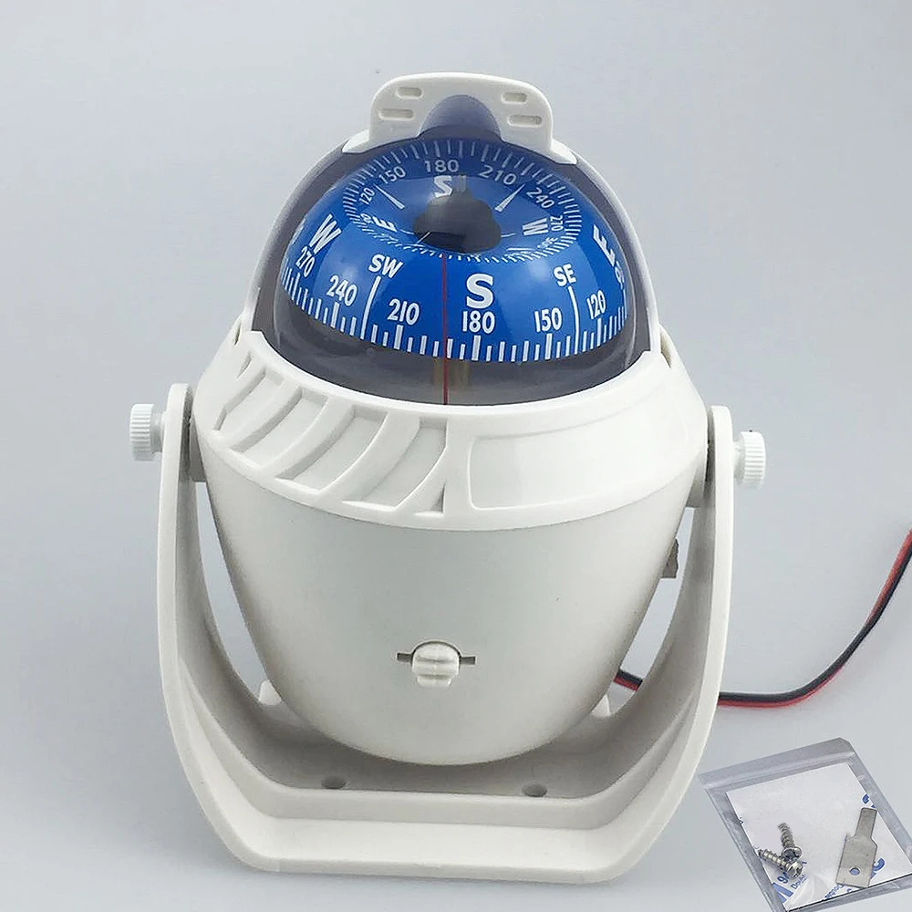 Военную морскую полоску с светильник компас руководство мяч светодиодный s