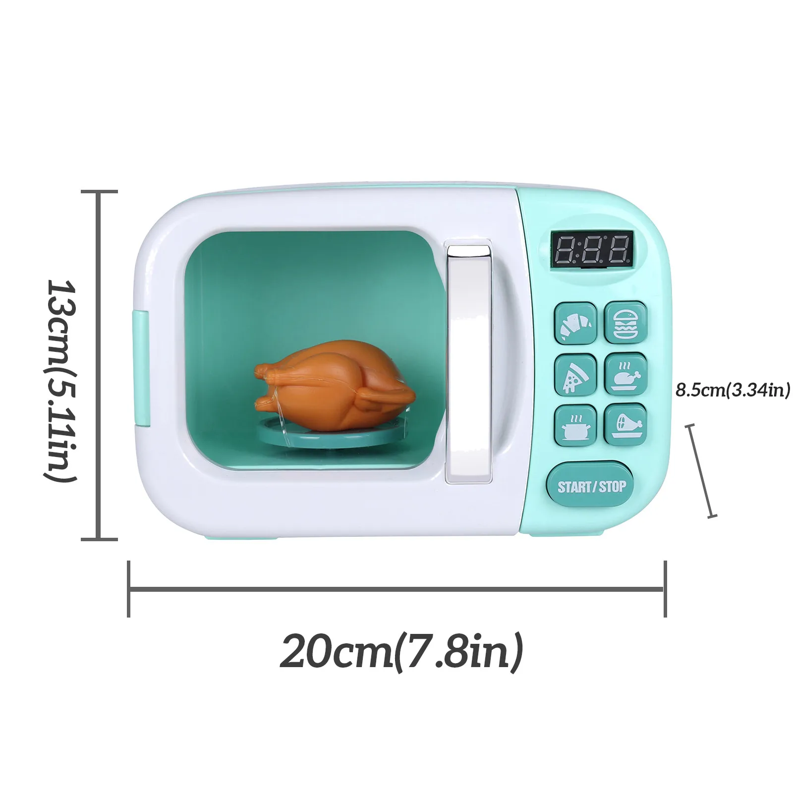 

Children's Kitchen Toys DIY Cooking Machine Pretend Play Microwave Oven Funny Mini Acture Food Electric Gifts Set For Kids