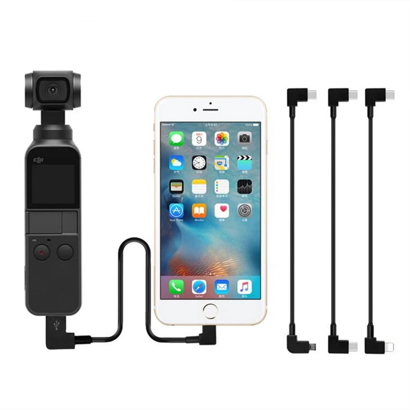 Для Osmo Pocket Camera TYPE-C для Android IOS кабель Micro USB USB-C линия преобразования данных DJI OSMO POCKET