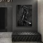 Плакат с японским Самураем, HD-холст, постеры с персонажами и принты, настенные картины для украшения гостиной, Куадрос