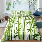 Комплект постельного белья для детей, 23 шт., с 3D-принтом бамбука, удобный пододеяльник, наволочка, домашний текстиль, одинарныйКоролевский размер
