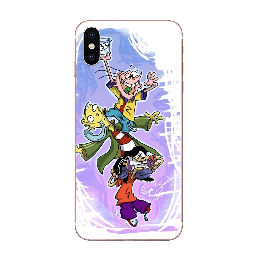 ТПУ протектор Забавный мультфильм фильм Ed Edd N Eddy для Galaxy J1 J2 J3 J330 J4 J5 J6 J7 J730 J8 2015 2016