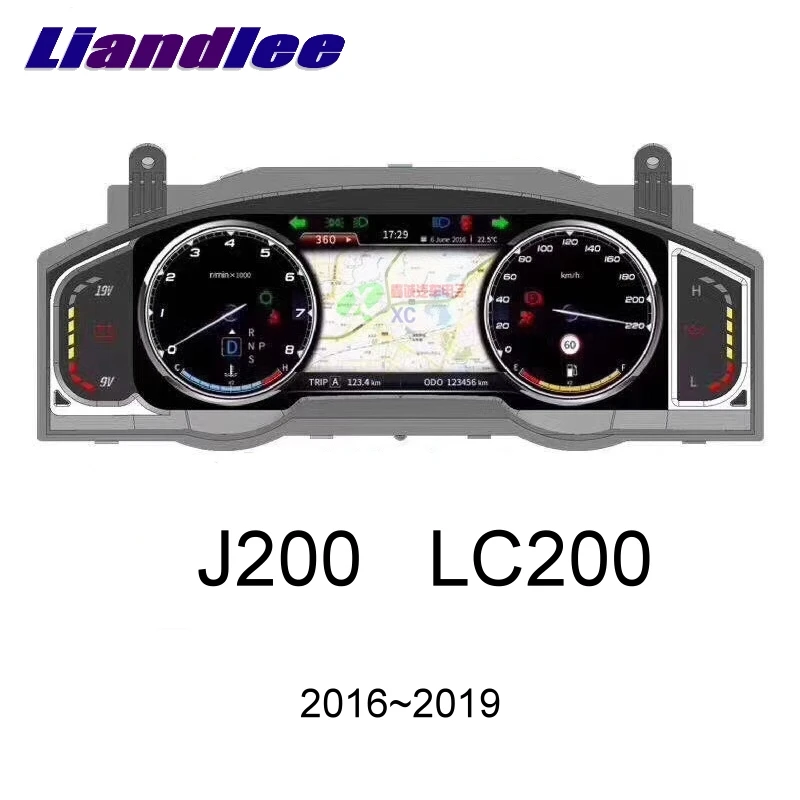 Liandlee панель инструментов Замена приборной панели развлечения Android системы для Toyota Land Cruiser 200 J200 LC200 Roraima