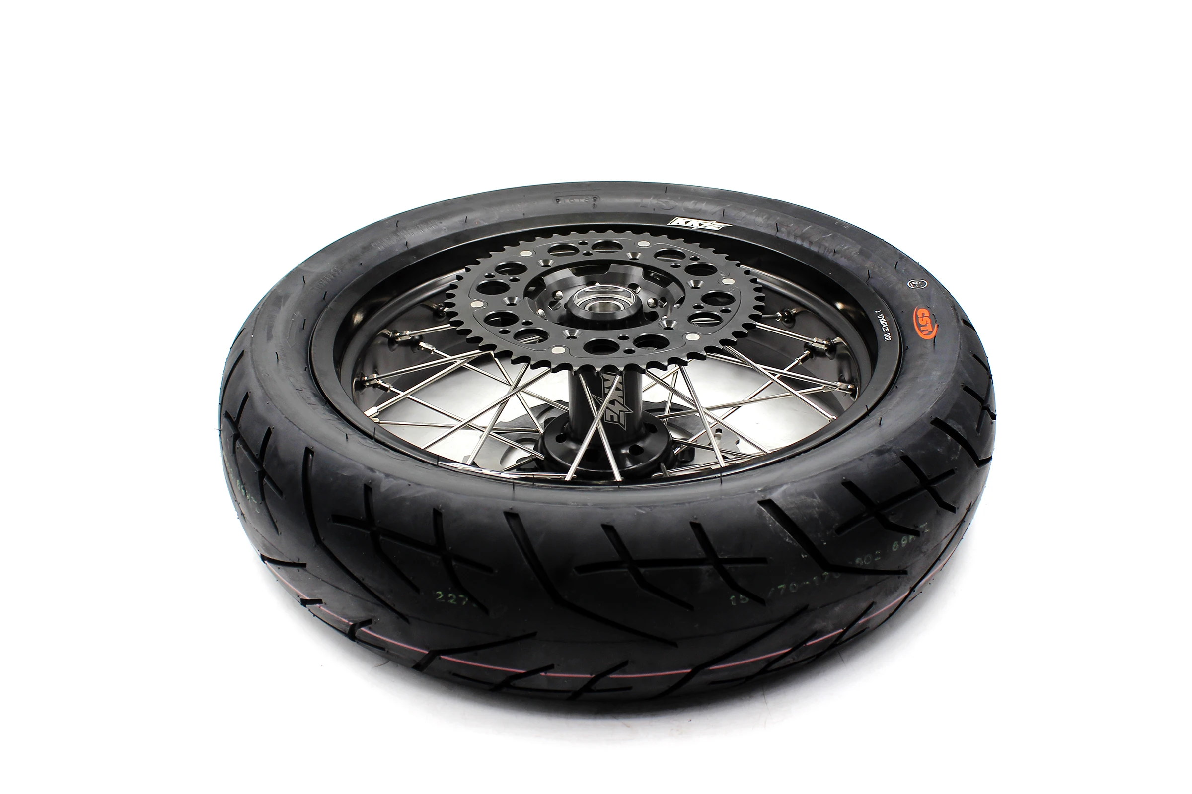 KKE 3 5 & 4 25 комплект шин Supermoto CST для Suzuki DRZ400 00 04 DRZ400E 07 DRZ400S 19 черный ступичный