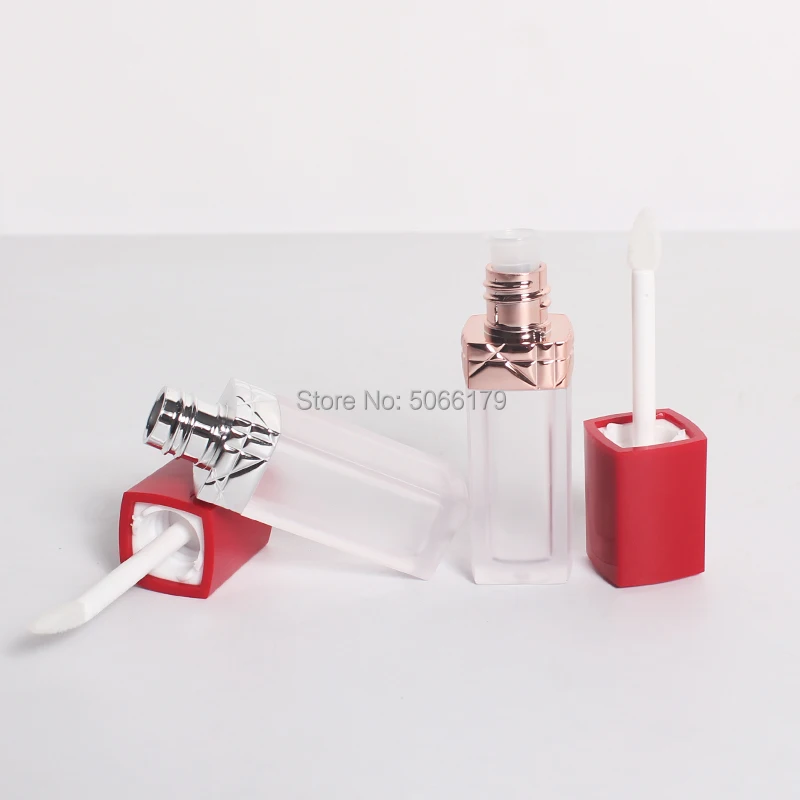 6 мл матовая пластиковая губная помада Жидкий бальзам Многоразовая Бутылка
