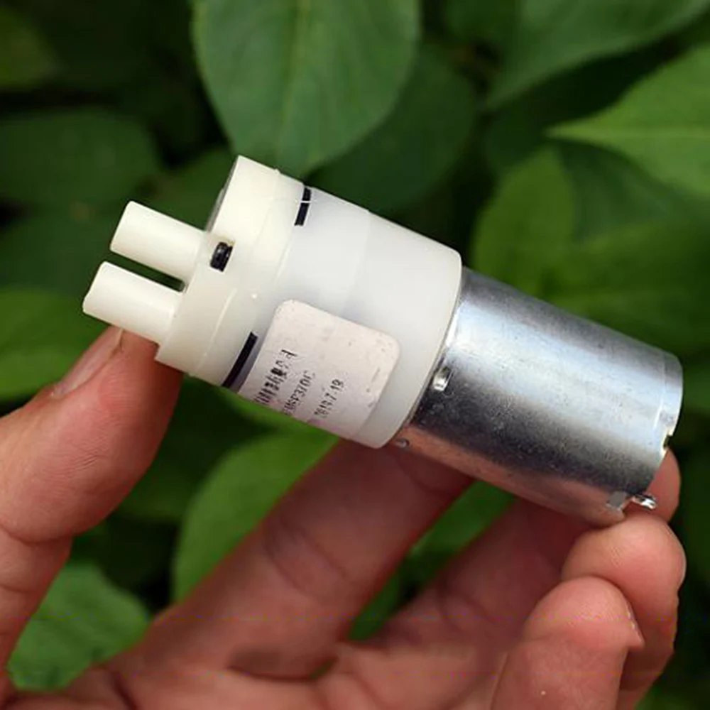 Мини моторный водяной насос 370 мембранный 12 В постоянного тока самовсасывающий