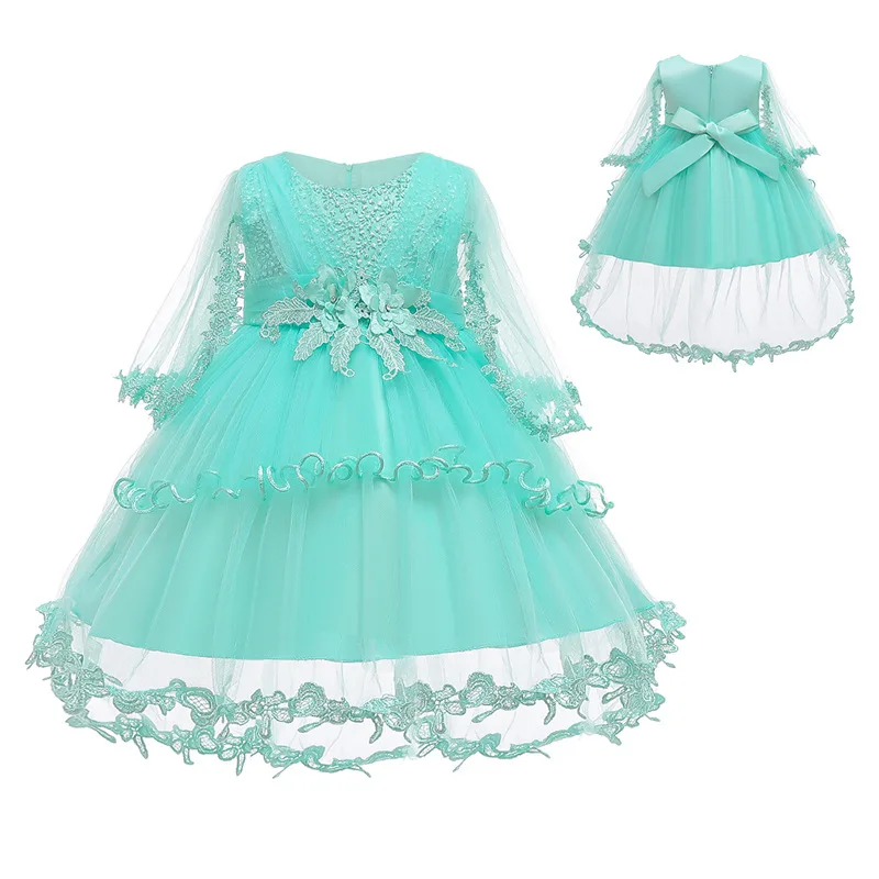 Платье для маленьких девочек детей от 0 до 24 мес. 1 год платье на день рождения