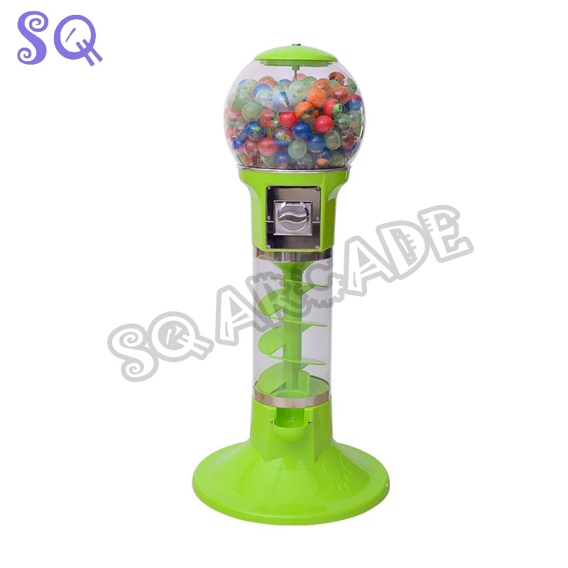 安い スパイラルコインディスペンサー,アーケードマシン,キャンディーベンダーデュートガム,おもちゃディスペンサー