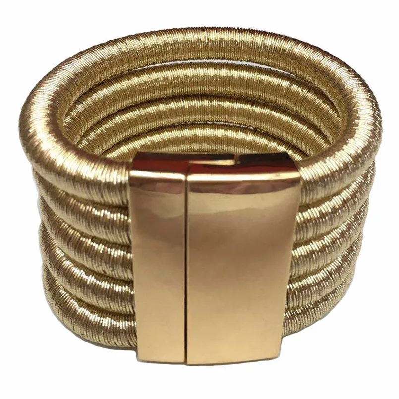 472 Gold Bracelet MANILAI Punk Alloy Torque Choker Necklaces For Women Maxi Jewelry Africa Big Collar Statement Necklace Boho Collier Femme - Metal Color: 472 Gold Bracelet