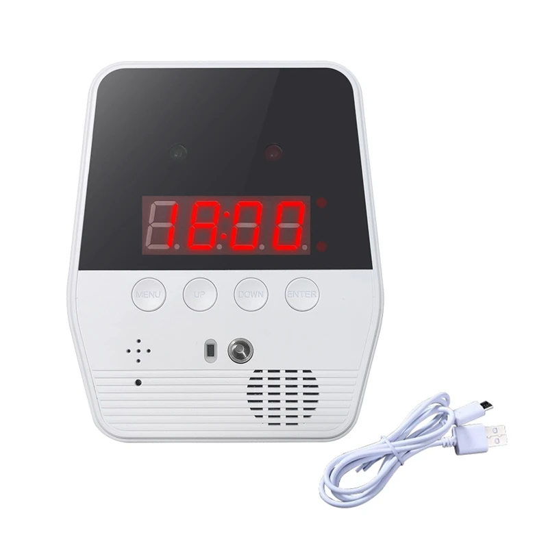 

Wall-Mounted Body Infrared Temperature, Fever Alert & LCD Display Non Contact 1S Quick Test, Digital Smart Forehead Temperature