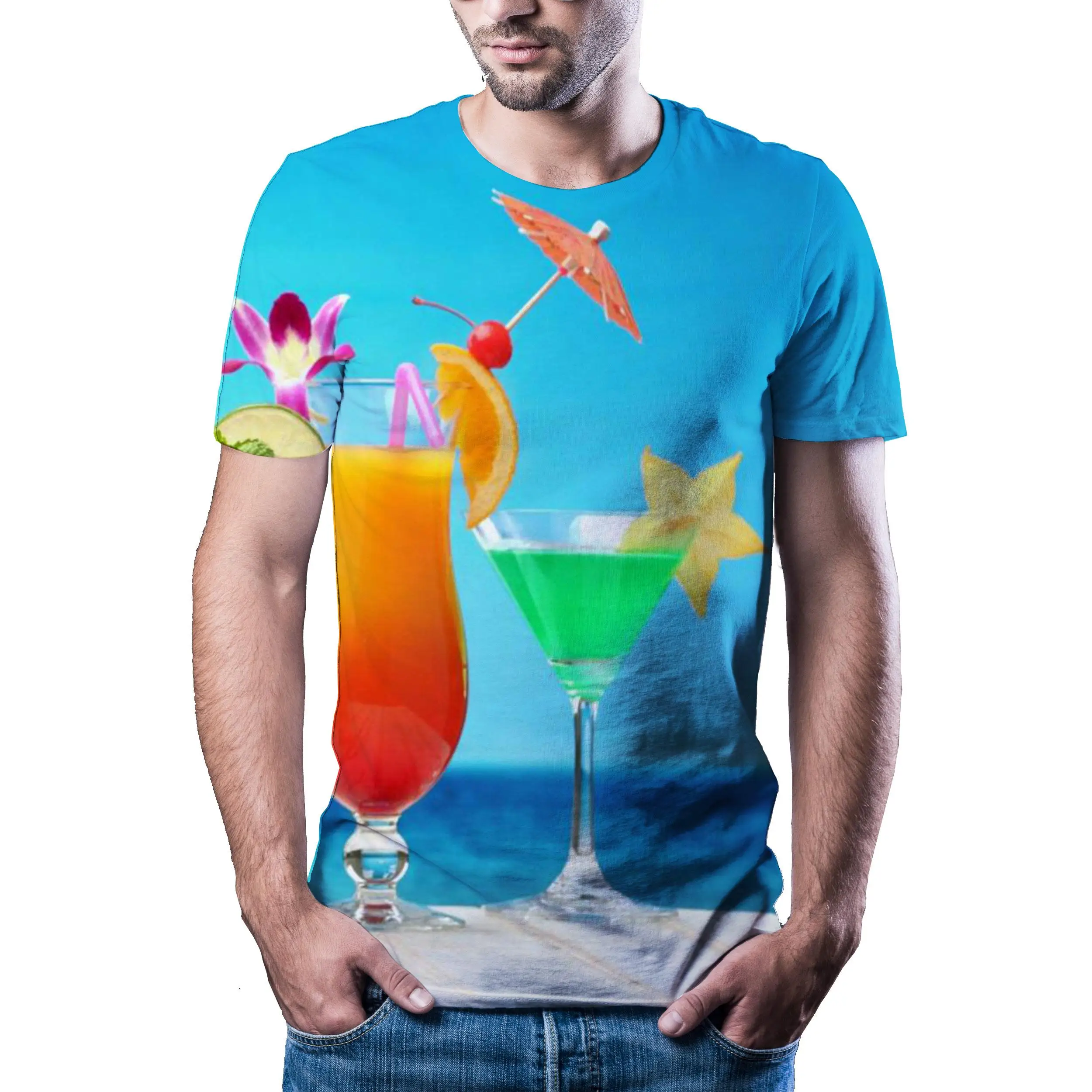 Футболка в стиле хип хоп с 3D принтом для мужчин и женщин Оригинальная футболка