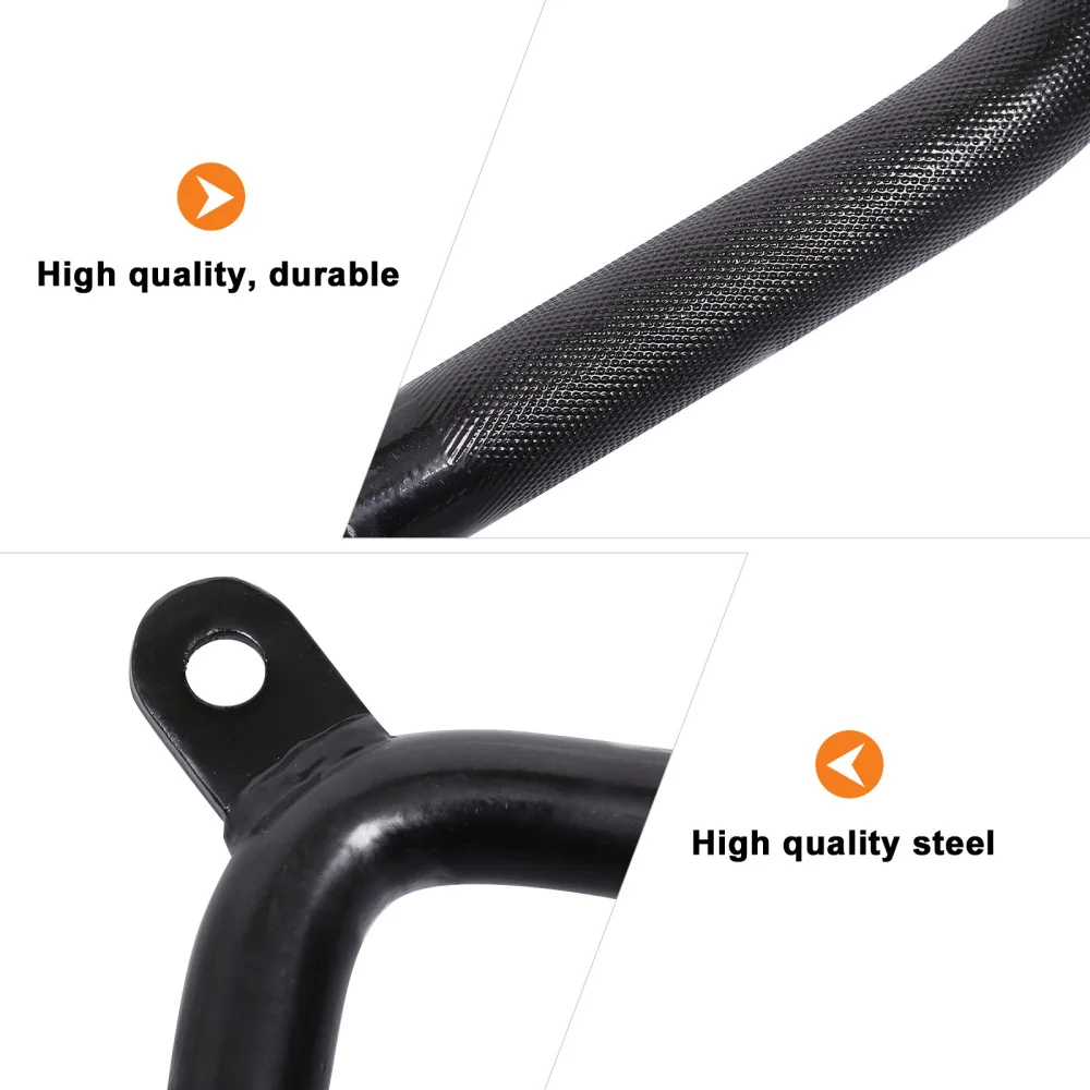 

Down Shoulder Biceps Bar Grip Gym Pully Cable Machine Attachments