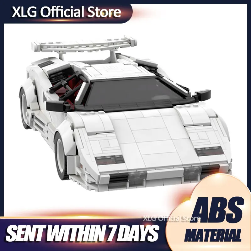Diy супер автомобиль высокотехнологичная модель автомобиля MOC LP 5000 QV Коллекция