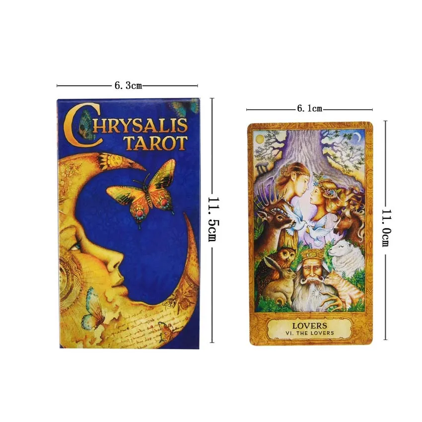 

78 Cards New Chrysalis Tarot Party Card Game