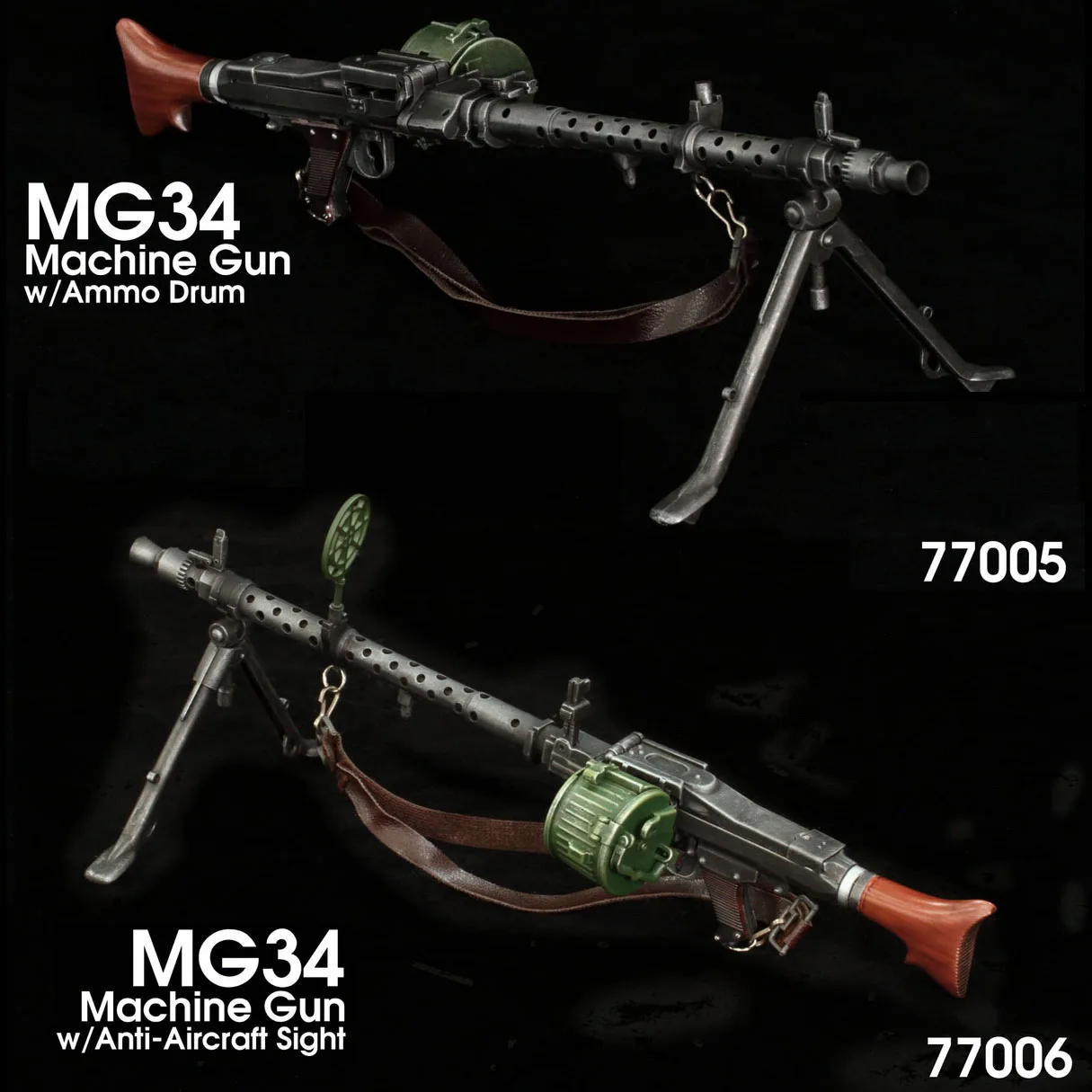 Коллекция оружия в масштабе 1/6 Dragon DML 77005 / 77006 MG34 модель пулемета для экшн-фигурки