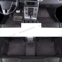 lsrtw2017 leather car floor mats for volvo s40 2004 2005 2006 2007 2008 2009 2010 2011 2012 accessories rug carpet styling mat