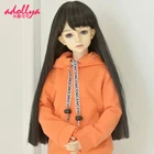 Аксессуары для кукол Adollya BJD Одежда для куклы свитер с капюшоном оранжевое пальто толстовка одежда подходит для кукол BJD 13 14 16