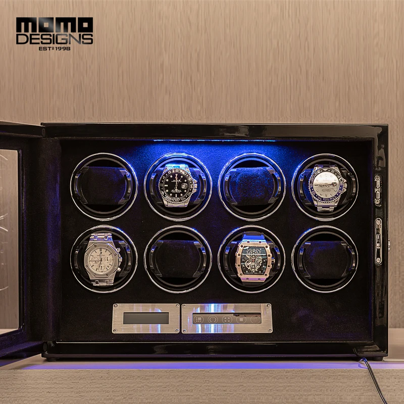 Новинка устройство для намотки часов 8 автоматических деревянная вертикальная