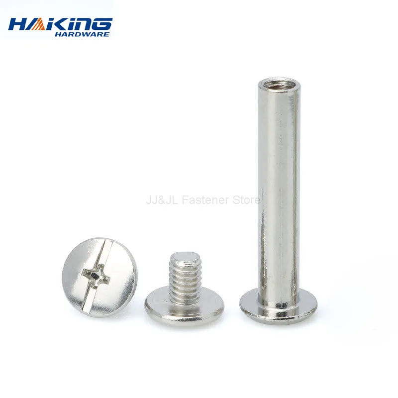 5/10X M5x6-60mm 304 из нержавеющей стали кожаная сумка ремень фотоальбом альбом зажим