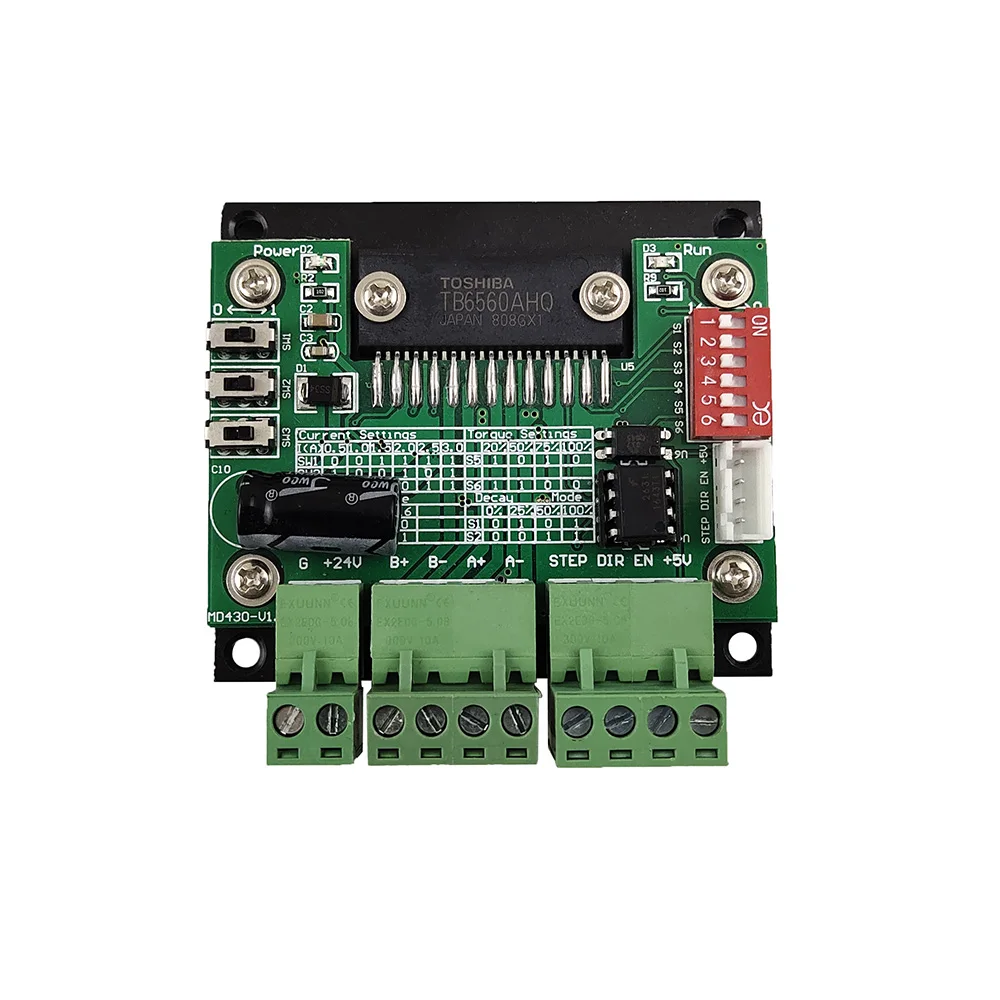 MD430 низкий уровень шума Цифровой шаговый двигатель драйвер платы|Драйвер