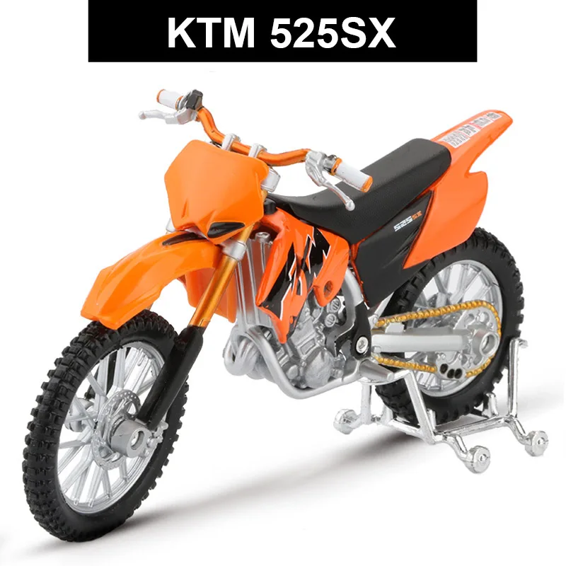Maisto Сплав 1:18 Модель мотоцикла игрушка Моделирование KTM RC 390 мотоцикл автомобиль спортивный гоночный автомобиль Модель Коллекция игрушек для детей - Цвет: KTM 525SX